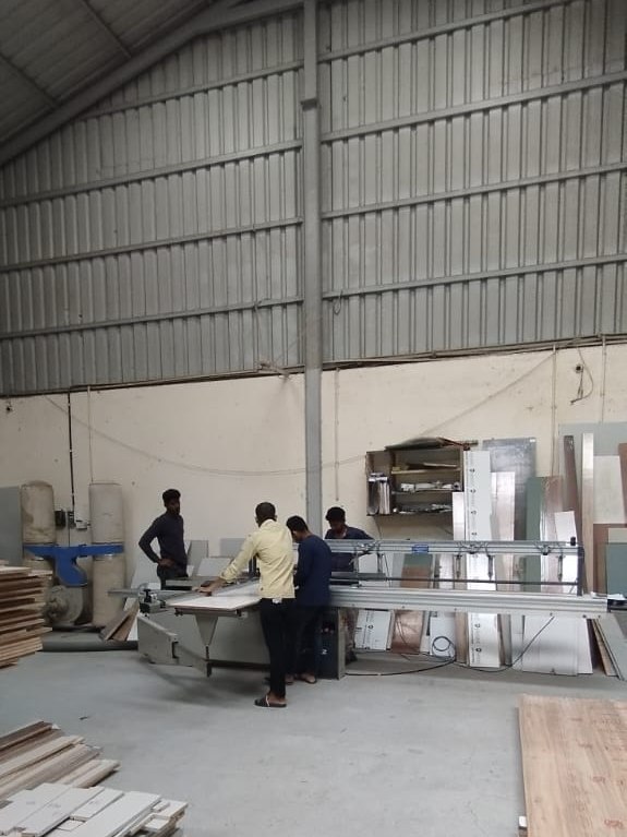 The Padmodya production team assembling a unit in the workshop